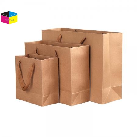 Kraft paper shopping gift bag 