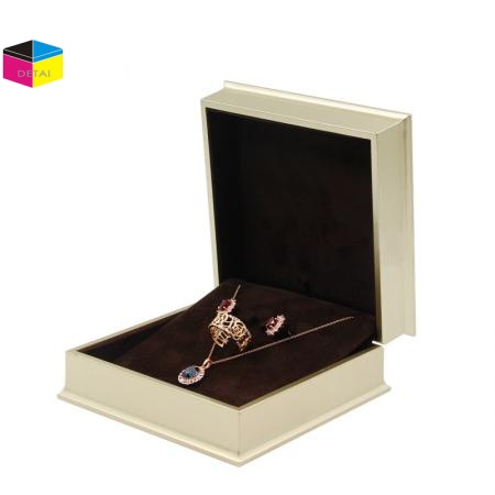 Paper Jewelry Box with Velvet Insert 