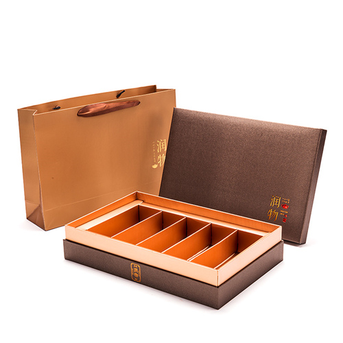 Luxury Textured Paper Tea Packing Boxes