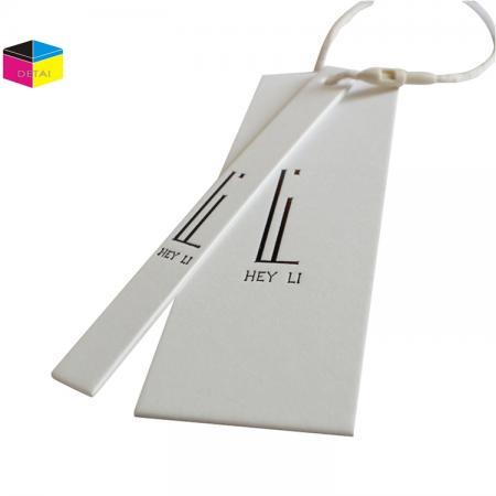 Special textured paper clothing hang tag 