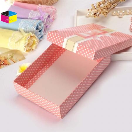 Foldable underwear packaging boxes 