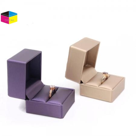 Luxury Leather Ring Box 