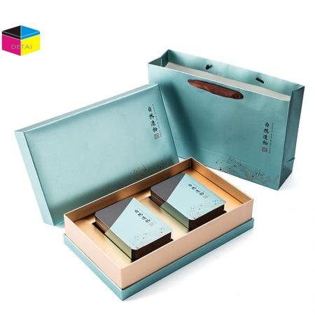 Gift Cardboard Tea Package Boxes with Custom Print Logo 