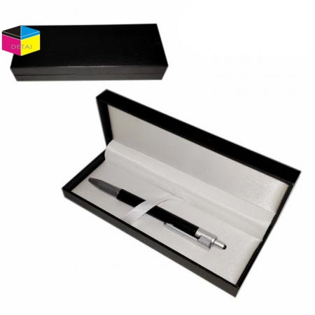 Hinged Leather Quality Display Pen Box For Promotion 