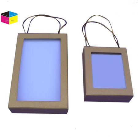 Custom Printed Gift Packaging Box with PVC Window 