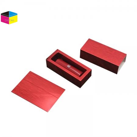 Red White Card Slide Lipstick Packing Box 