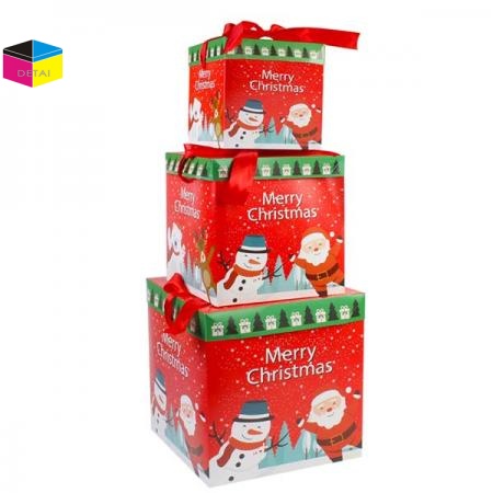Color Christmas Gift Boxes 