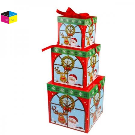 2 piece Christmas Gift Boxes 