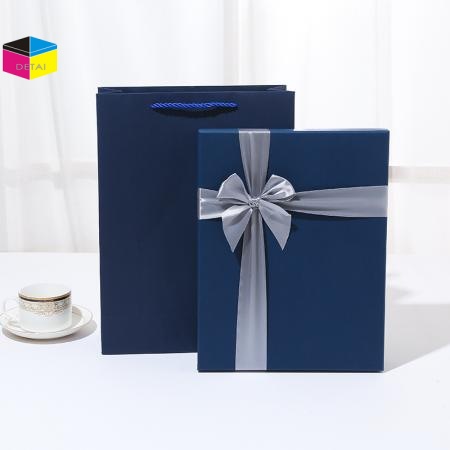 High Quality Dark Blue Gift Box 
